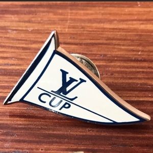 Authentic Louis Vuitton Logo Cup pin